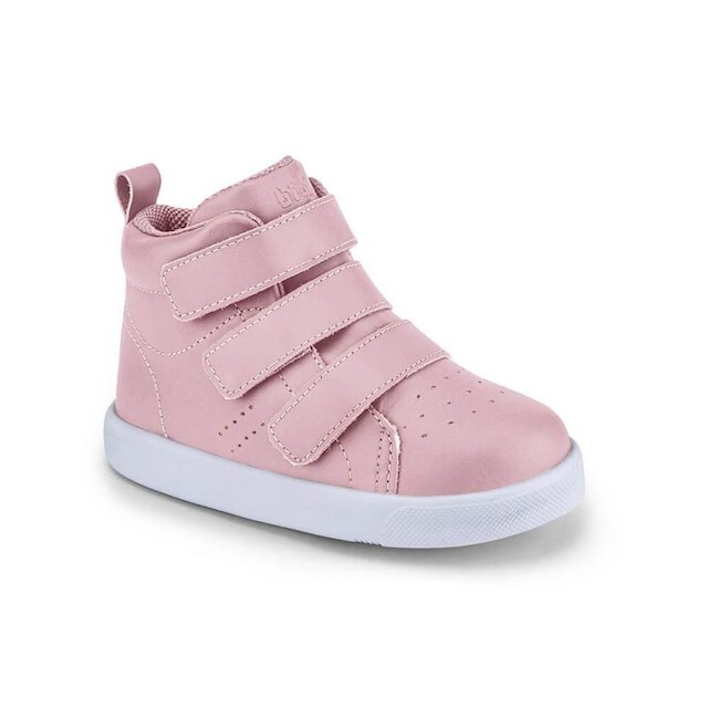 Bota Infantil Menina de Couro Rosa Bibi Agility Mini 1202051