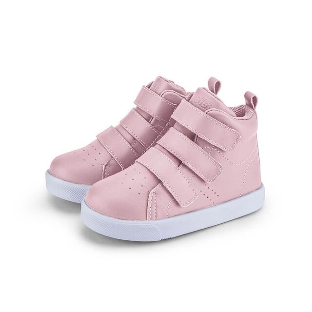 Bota Infantil Menina de Couro Rosa Bibi Agility Mini 1202051