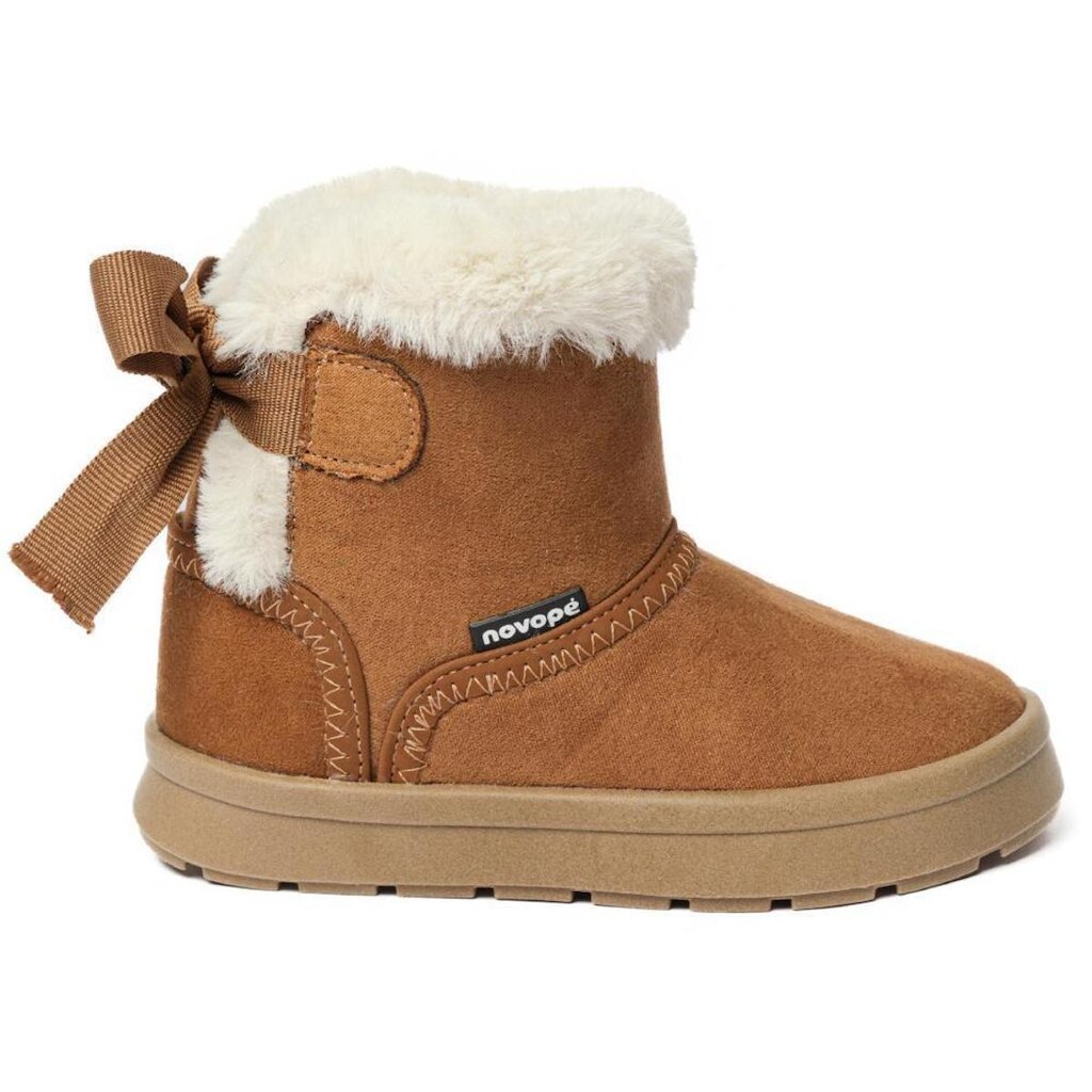 Bota Infantil Meninas CB Novopé Pele Caramelo - 0228