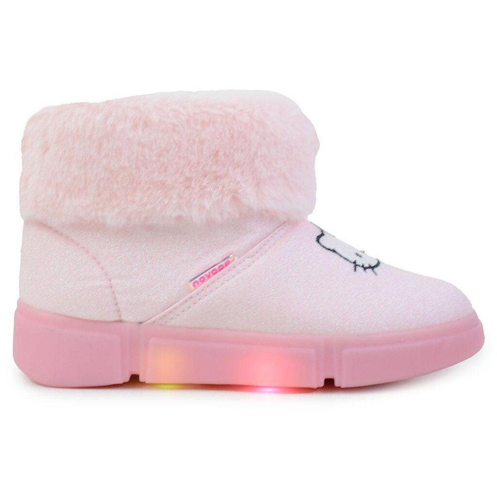 Bota Infantil Meninas Novopé Hello Kitty Rosa - 5004