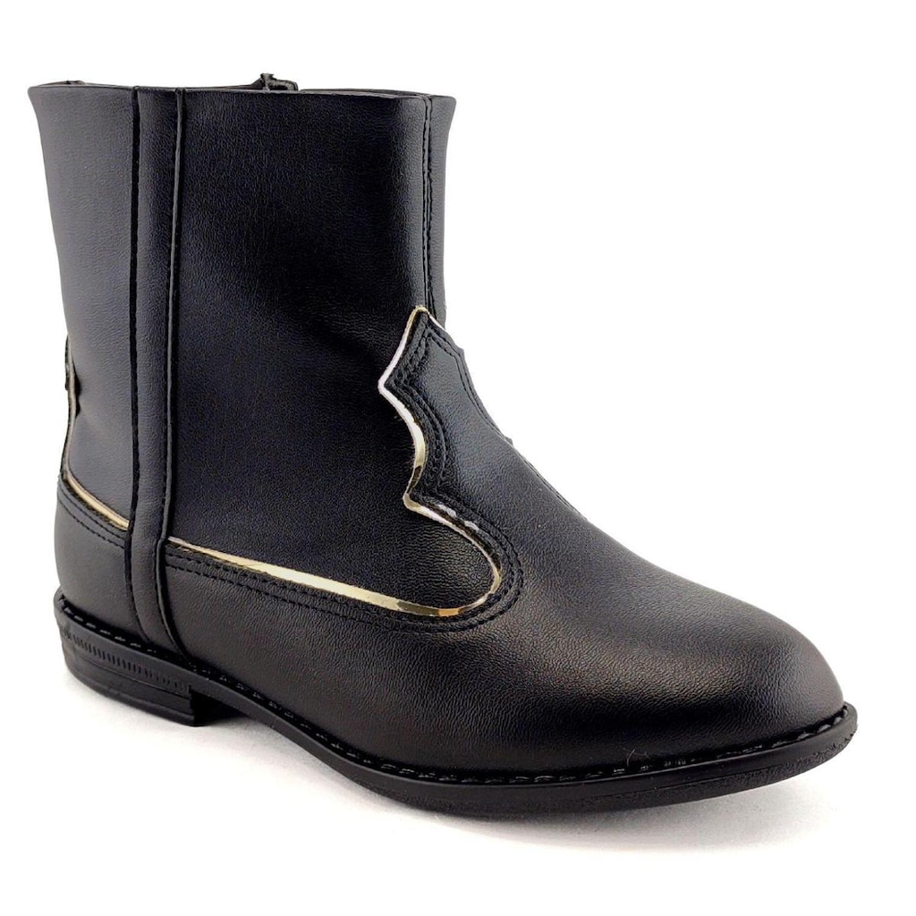 Bota Infantil Molekinha Country Menina Cano Baixo Casual