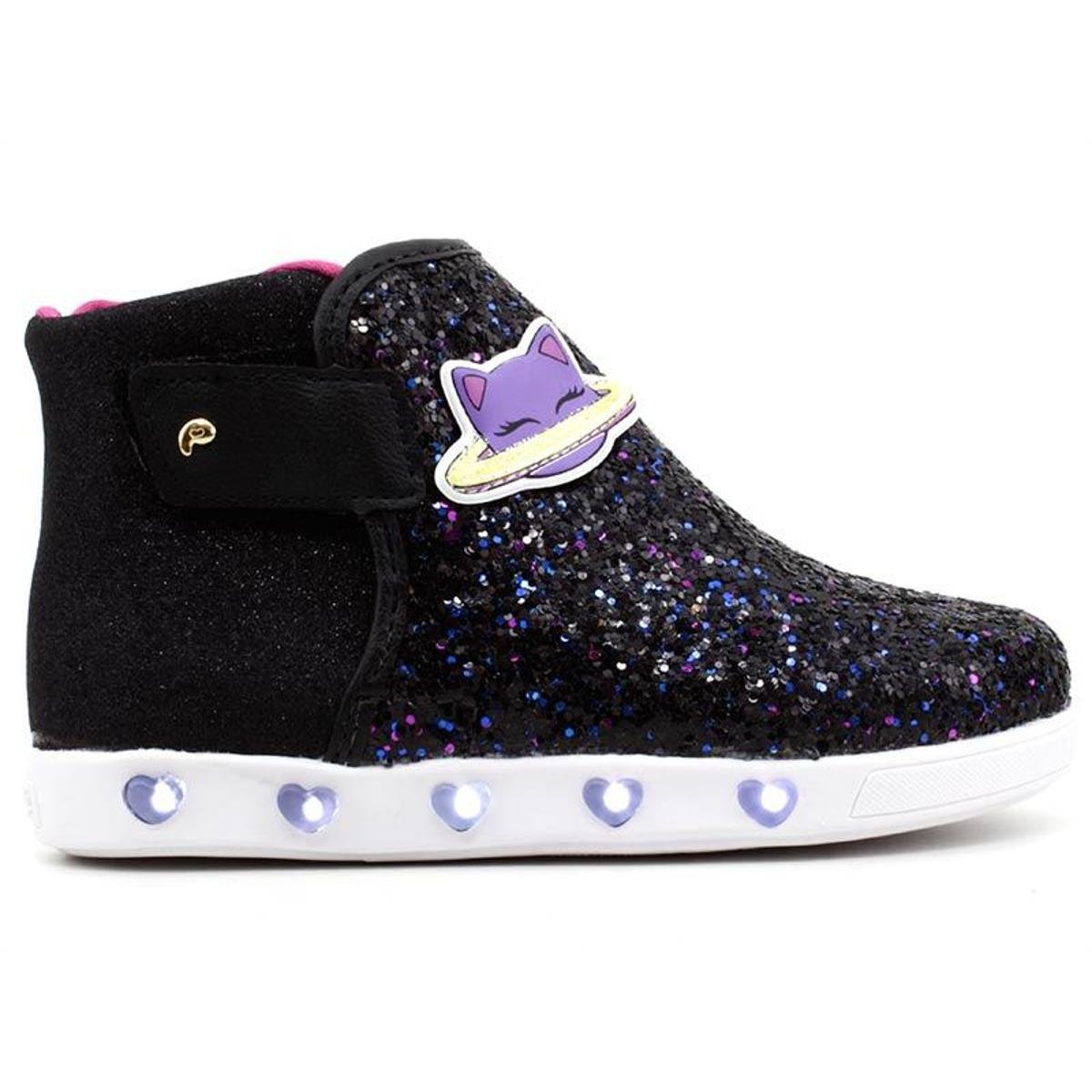 bota infantil com luz