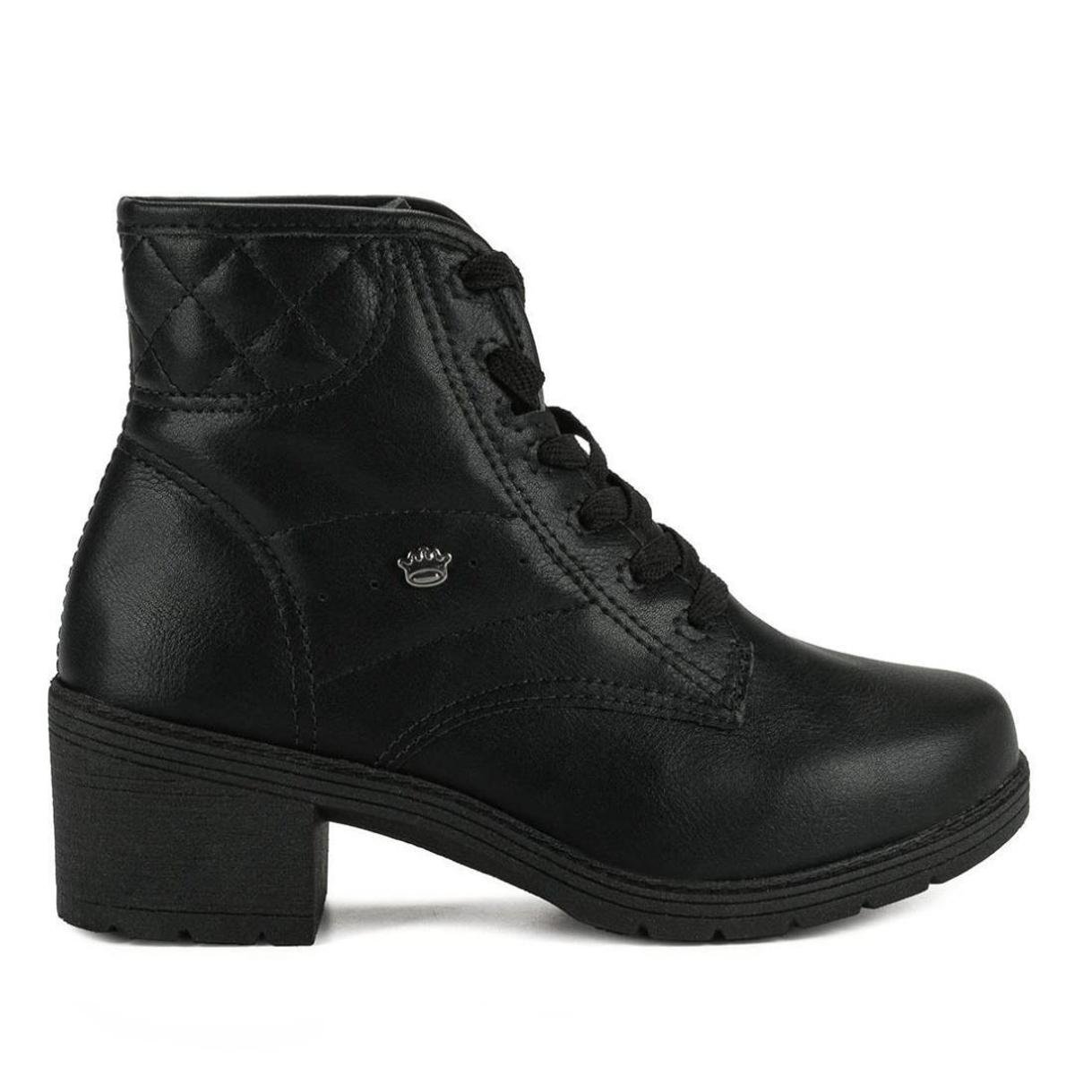 Bota Cat Ilhos Preto Dakotinha Compre Online Zattini