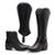 Bota Iris Texana 2 Em 1 Cano Alto E Baixo Couro Preta - Preto