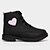 Bota Klin Baby Rock Com Elástico-175054000 - Preto+Rosa