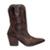 Bota Leruchel Texana Bordada Em Couro Cafe - Cafe