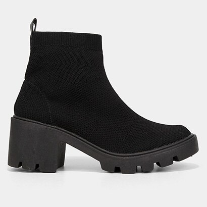Bota Look Fashion Cano Médio Feminina - Feminino