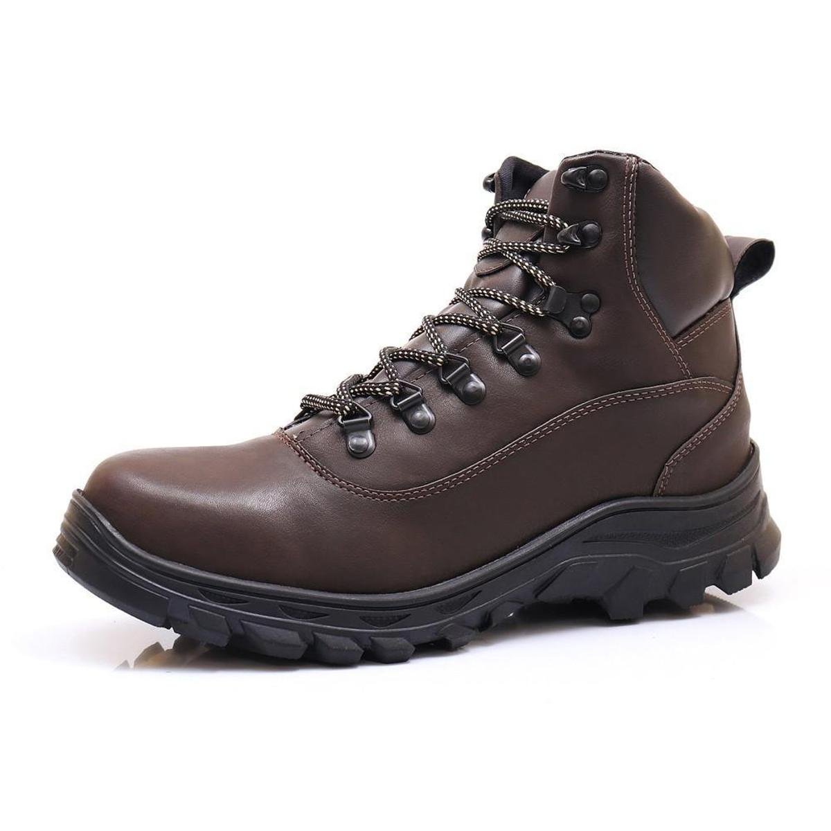 Bota Masculina Adventure Hencco Coturno Trilha Confortável Estiloso Menor preço em Bota Masculina Adventure Hencco Coturno Trilha Confortável Estiloso