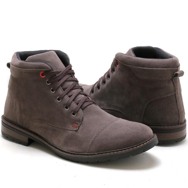 Bota Masculina Bredeni Camurça Latitude Estilo Casual