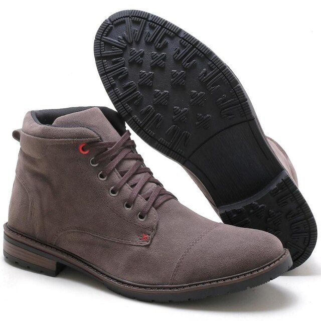 Bota Masculina Bredeni Camurça Latitude Estilo Casual