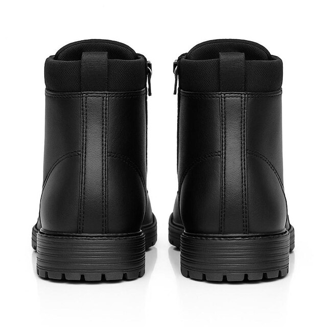 Bota Masculina Casual Cano Curto Cadarço Conforto Coturno