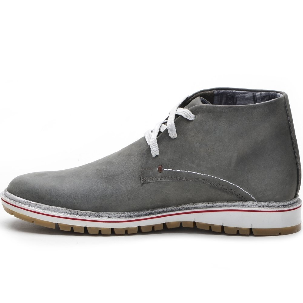 bota cinza masculina