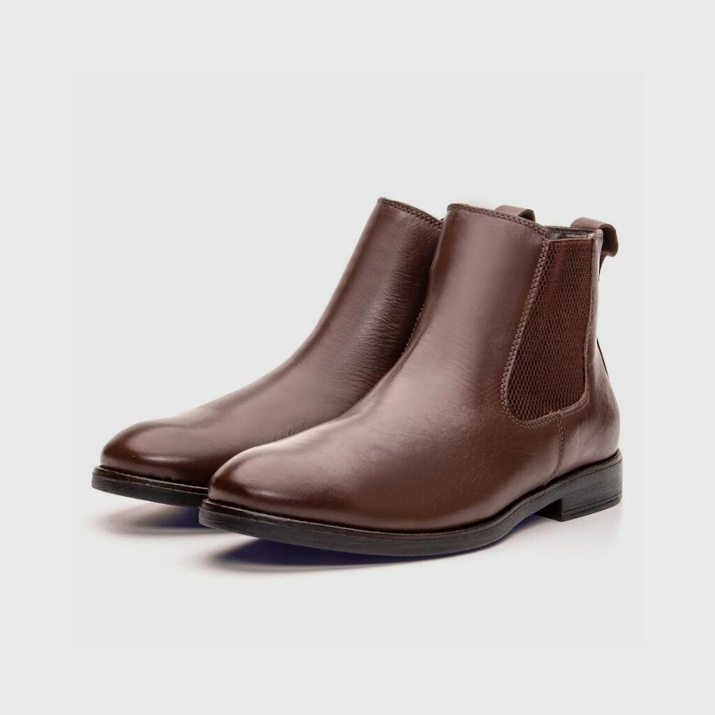 Bota Masculina Chelsea de Couro Casual NS Houston2 - Conforto e Praticidade no Diia a Dia
