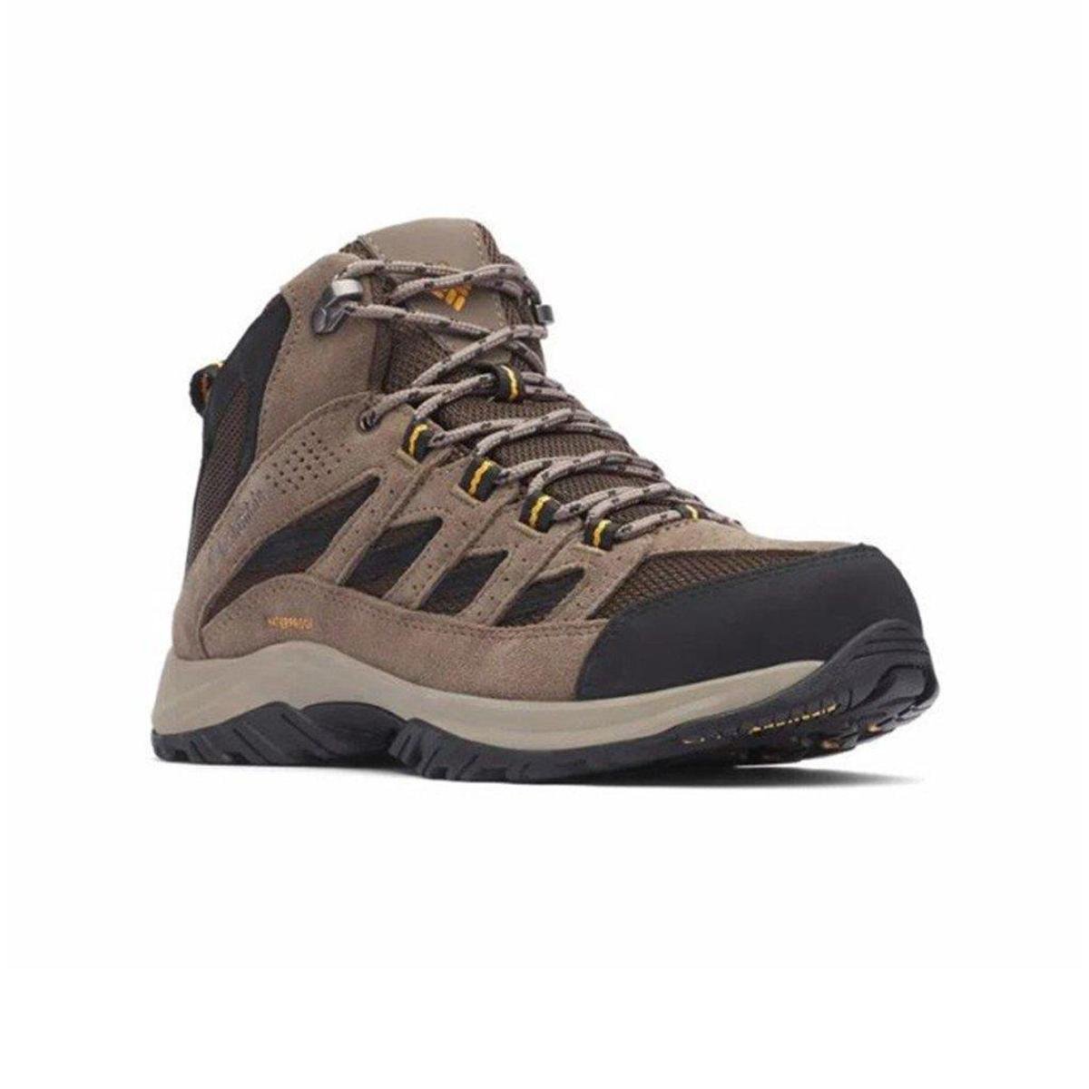 Bota Masculina Columbia Crestwood Mid WP - Marrom Menor preço em Bota Masculina Columbia Crestwood Mid WP - Marrom