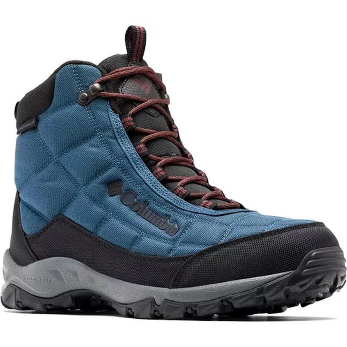 Bota Masculina Columbia Firecamp - Azul Petróleo Menor preço em Bota Masculina Columbia Firecamp - Azul Petróleo