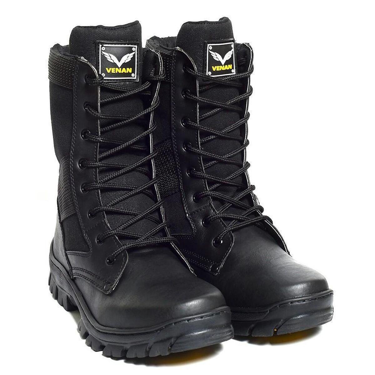 Bota Masculina Coturno Tática Cano Alto Sola Costurada Alta Durabilidade Resistencia Masculina Menor preço em Bota Masculina Coturno Tática Cano Alto Sola Costurada Alta Durabilidade Resistencia Masculina