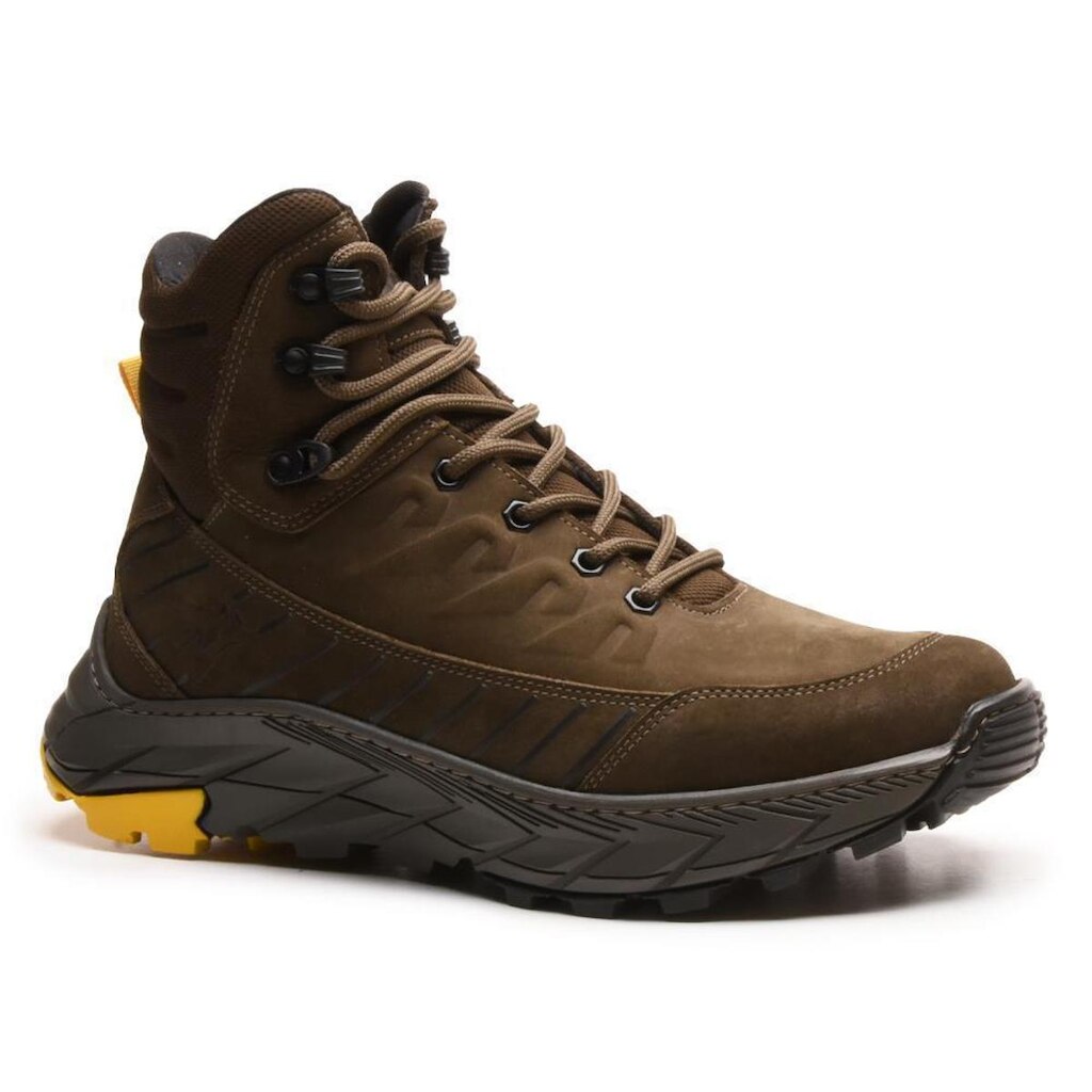 Bota Masculina Couro Adventure Texturas 3D Aventura Esporte