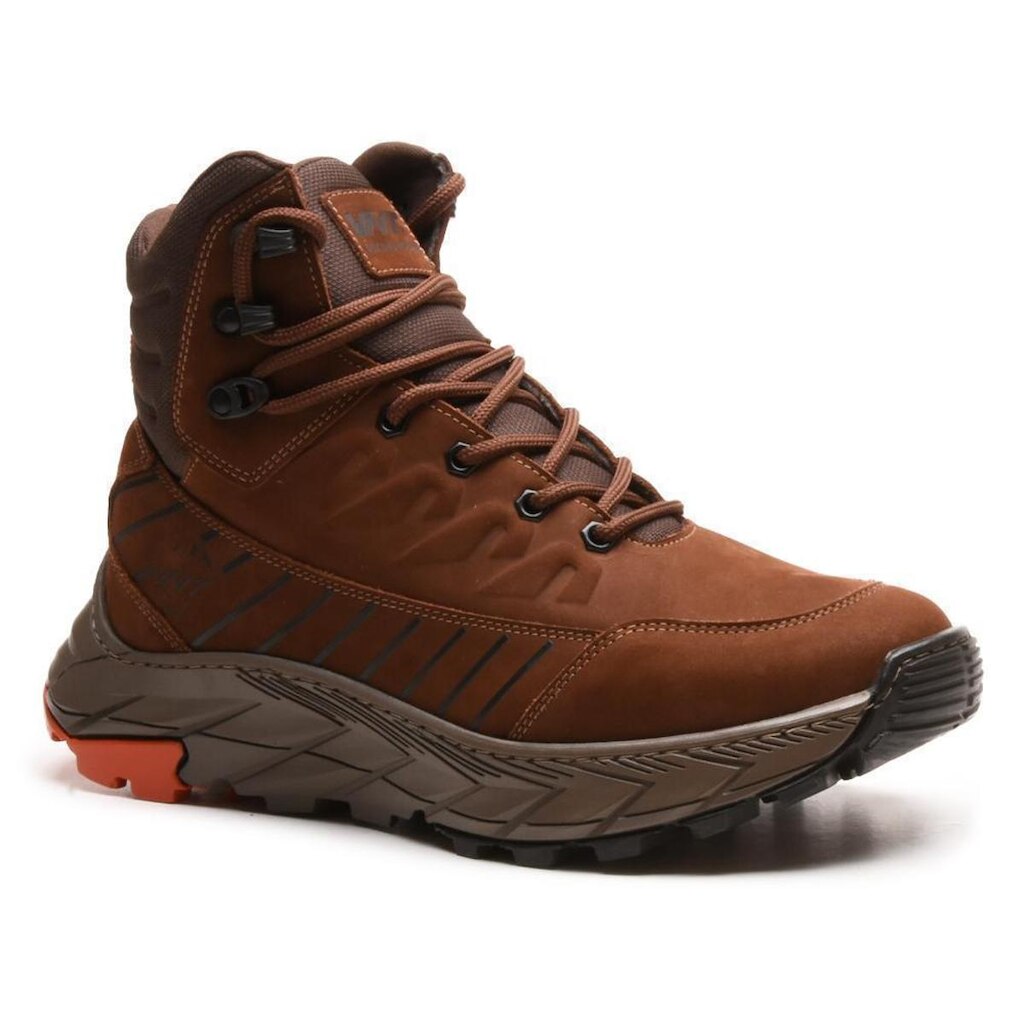 Bota Masculina Couro Adventure Texturas 3D Esporte Aventura
