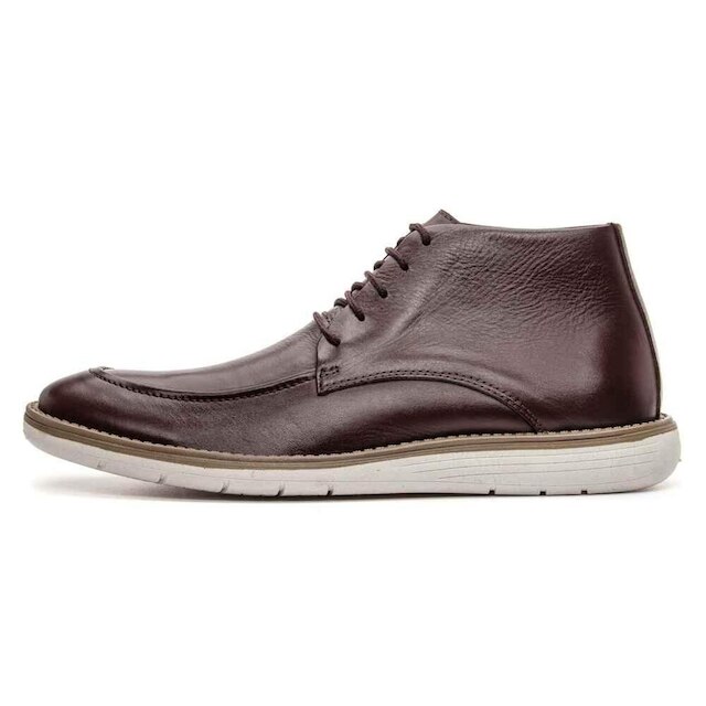 Bota Masculina de Couro Legitimo Casual NS Hampton