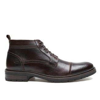 Bota Masculina Democrata Em Couro Mouro