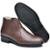 Bota Masculina em Couro Mestiço com Elástico Lateral AE40 Cla-Cle - Café