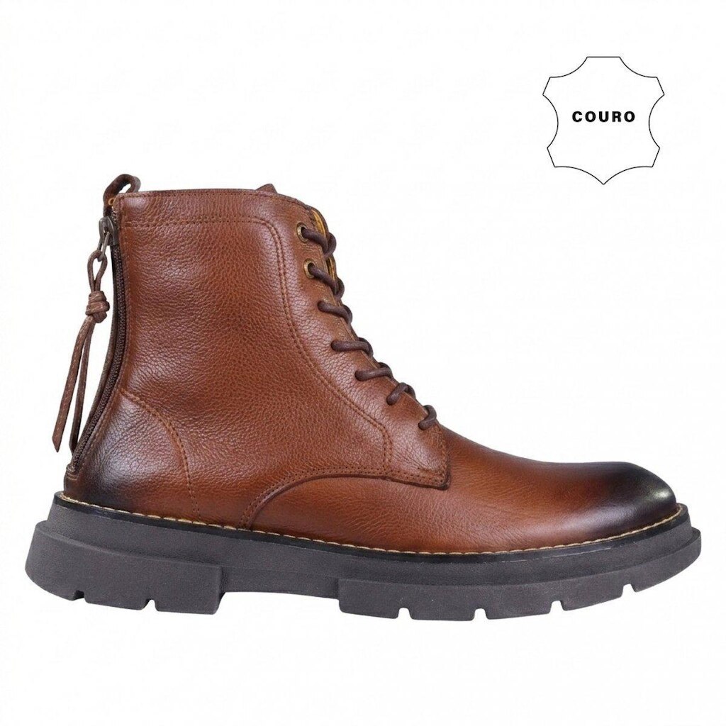 Bota Masculina em Couro Zariff Han002