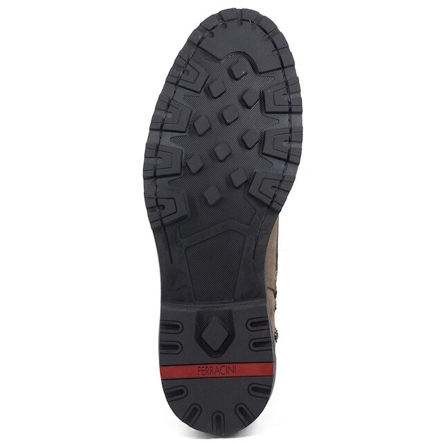 Bota Masculina Ferracini Atenas Casual Couro Legítimo Confortável Solado Tratorado