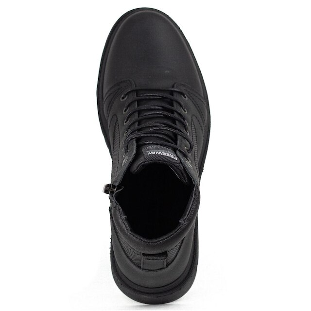 Bota Masculina Freeway Casual Jack05 Couro Legítimo Cano Médio Resistente JACK05
