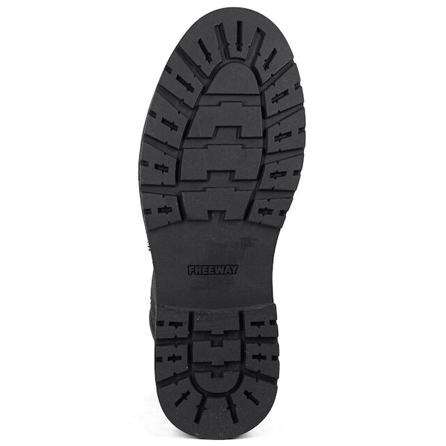 Bota Masculina Freeway Casual Jack05 Couro Legítimo Cano Médio Resistente JACK05