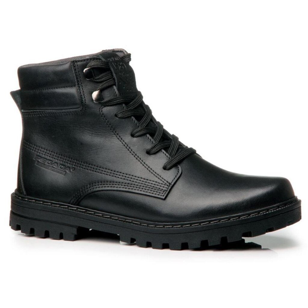 Bota Masculina Jungle Couro Anilina Preto Pegada 181553-02