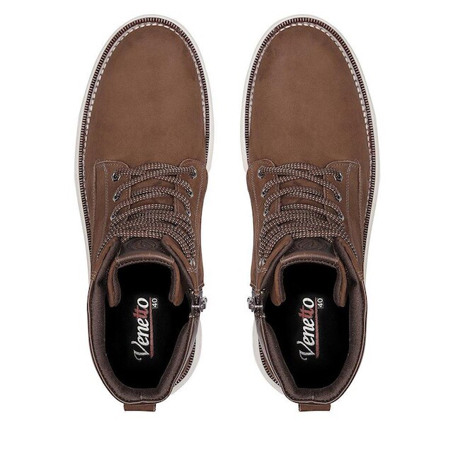Bota Masculina Sneaker Boot Couro Nobuck Venetto