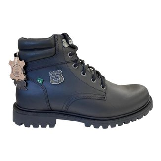 Bota Masculino Mac Boot Adulto Couro Kenko 06 Grafite