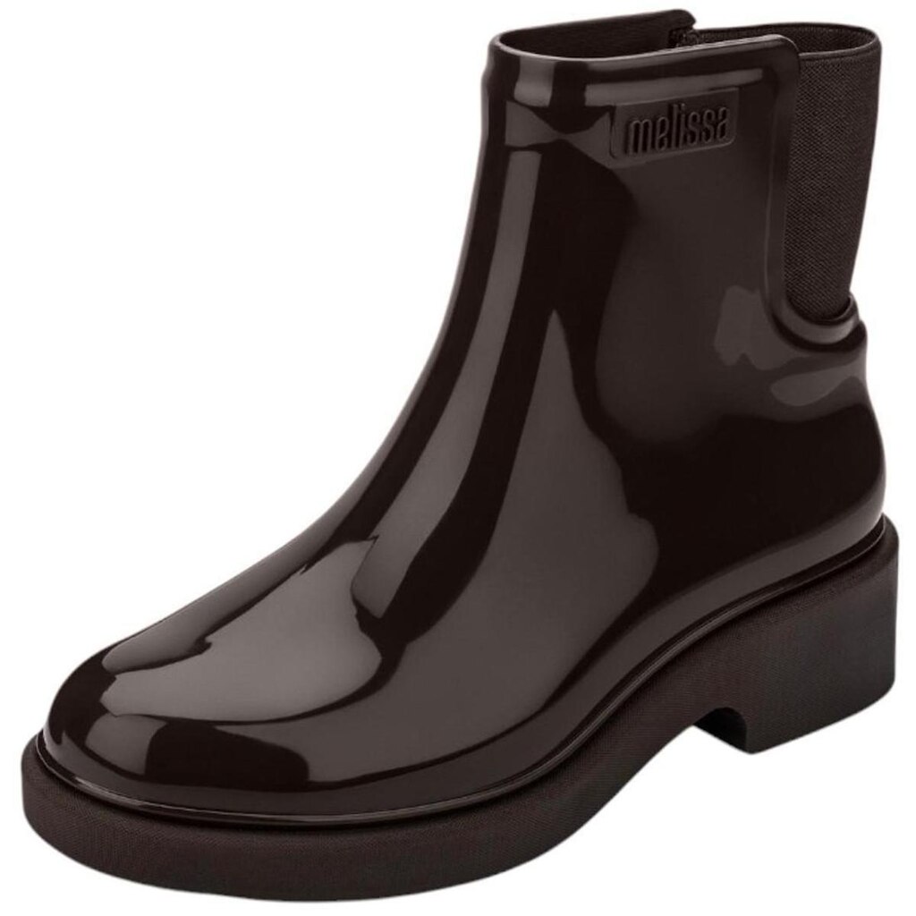 Bota Melissa Conforto Envernizada Moda Chelsea Feminina