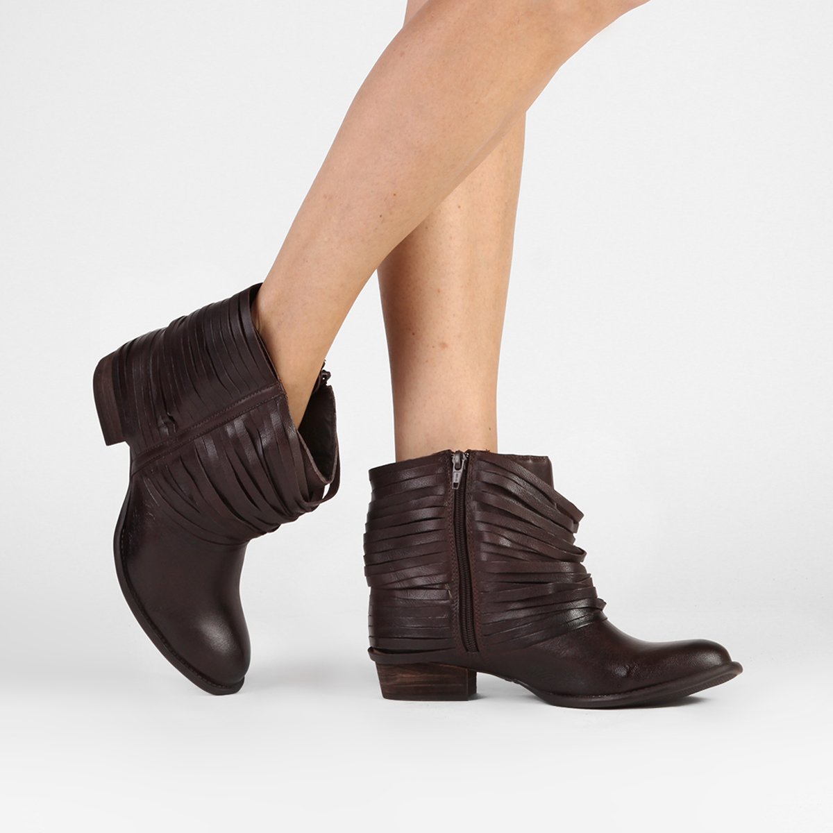 bota cano curto mezzo punto