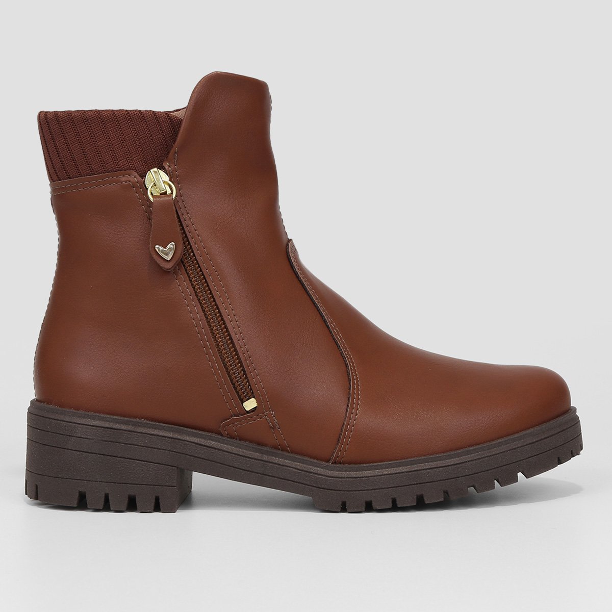 Bota Mississipi Cano Médio Feminina - Marrom Menor preço em Bota Mississipi Cano Médio Feminina - Marrom