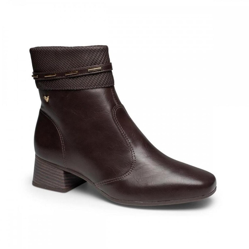 Bota Mississipi JI052 Coturno Salto Bloco Feminino