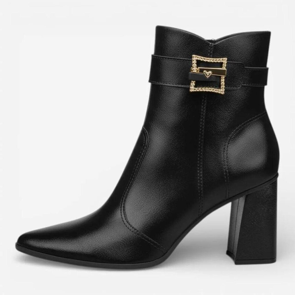 Bota Mississipi Salto Bloco Fivela Metalizada REF:J1072