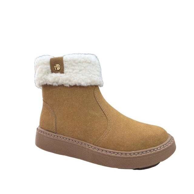 Bota Modare 7088.102 Pelo Cano Curto Plataforma 3cm Conforto