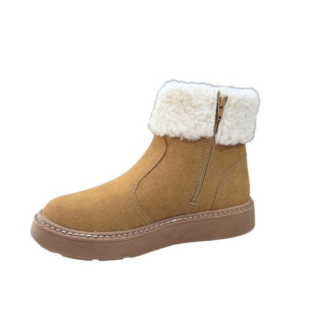 Bota Modare 7088.102 Pelo Cano Curto Plataforma 3cm Conforto