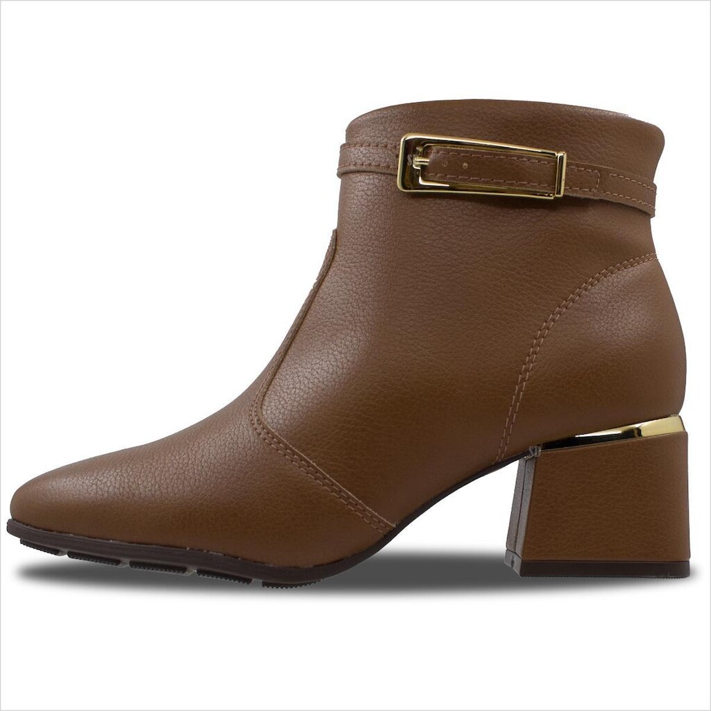 Bota Modare Cano Curto Feminina Salto Bloco Casual