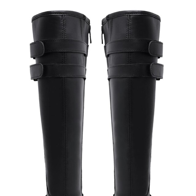 Bota Montaria Feminina Cano Alto Capuccino Schiareli