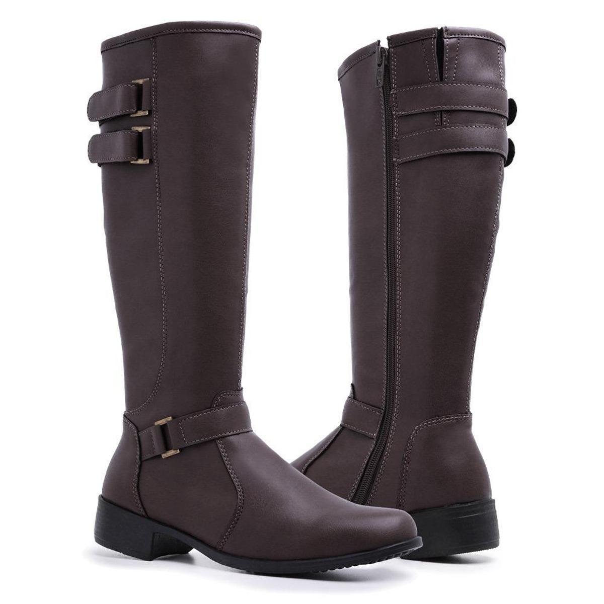 Bota Montaria Feminina Cano Alto Schiareli Menor preço em Bota Montaria Feminina Cano Alto Schiareli