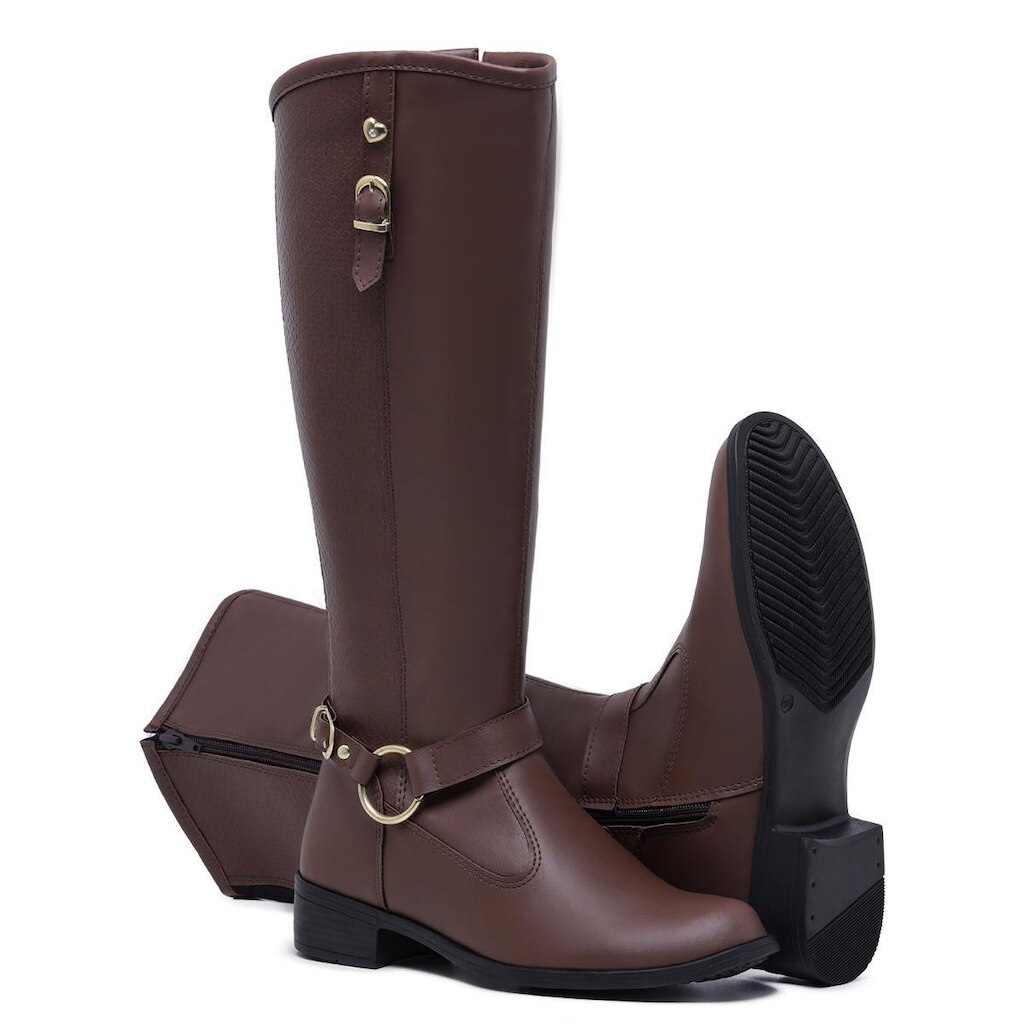 Bota Montaria Feminina Cano Longo Festa Peao Rodeio 11080