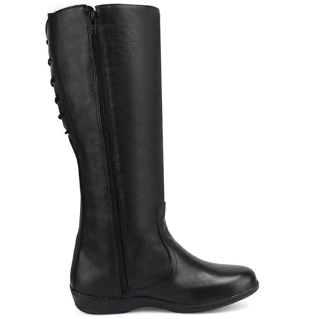 Bota Montaria Feminina em Couro com Ajuste Especial