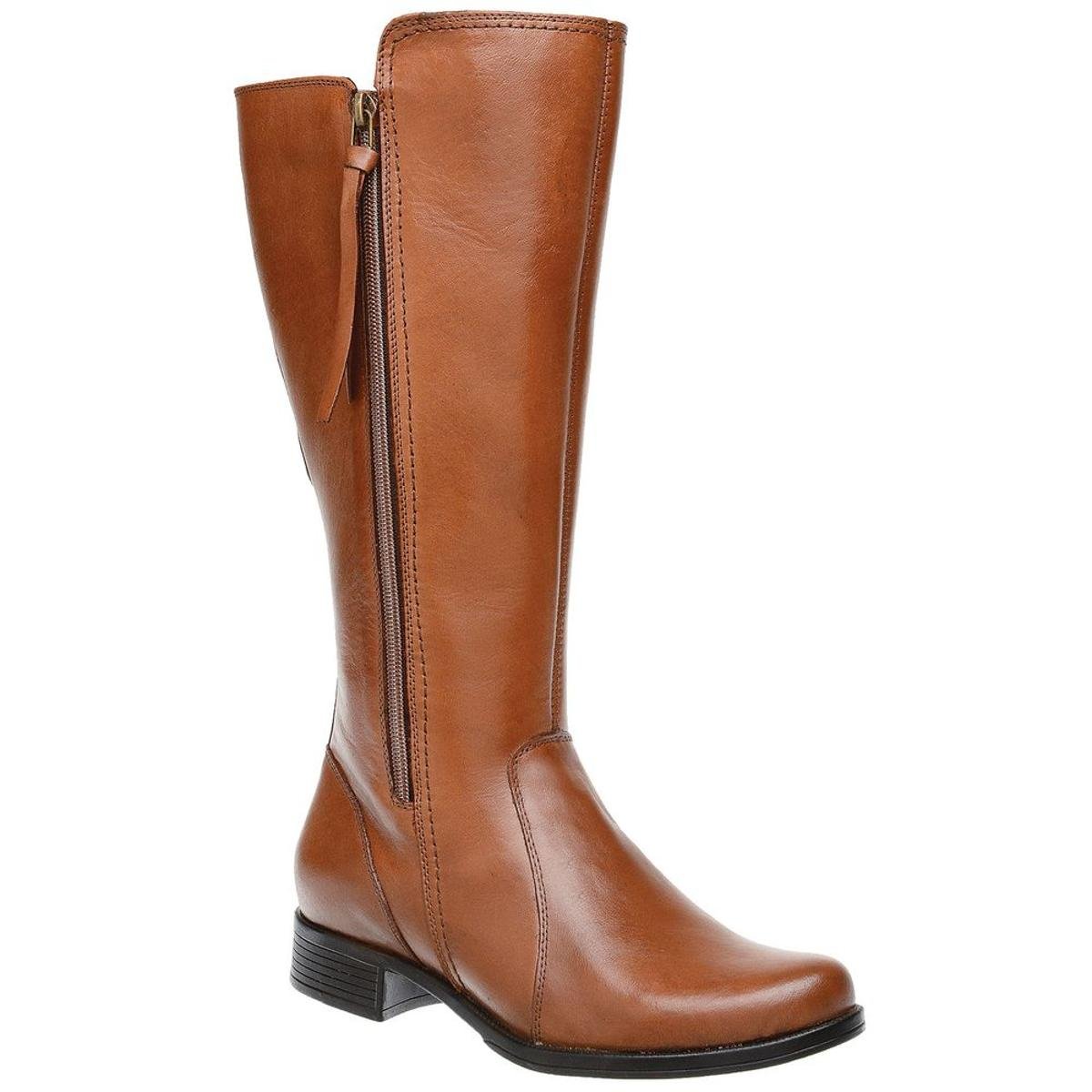Bota Montaria Feminina Malbork Cano Alto Couro Legítimo Taupe 6302-14 - Caramelo Menor preço em Bota Montaria Feminina Malbork Cano Alto Couro Legítimo Taupe 6302-14 - Caramelo