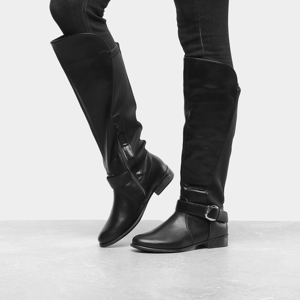 Bota Montaria Mooncity Fivela Feminina - Preto é ruim? Bota Montaria Mooncity Fivela Feminina - Preto é boa?