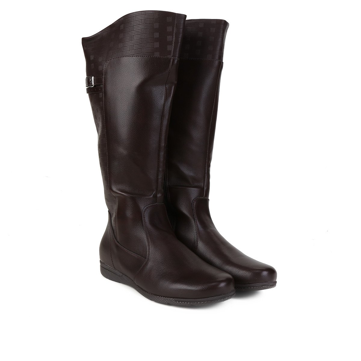 Bota Montaria Mooncity Flat Com Fivela Traseira Feminina - Marrom é ruim? Bota Montaria Mooncity Flat Com Fivela Traseira Feminina - Marrom é boa?