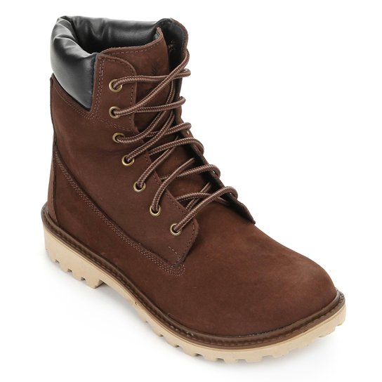 Bota Mood Vega - Marrom+Preto