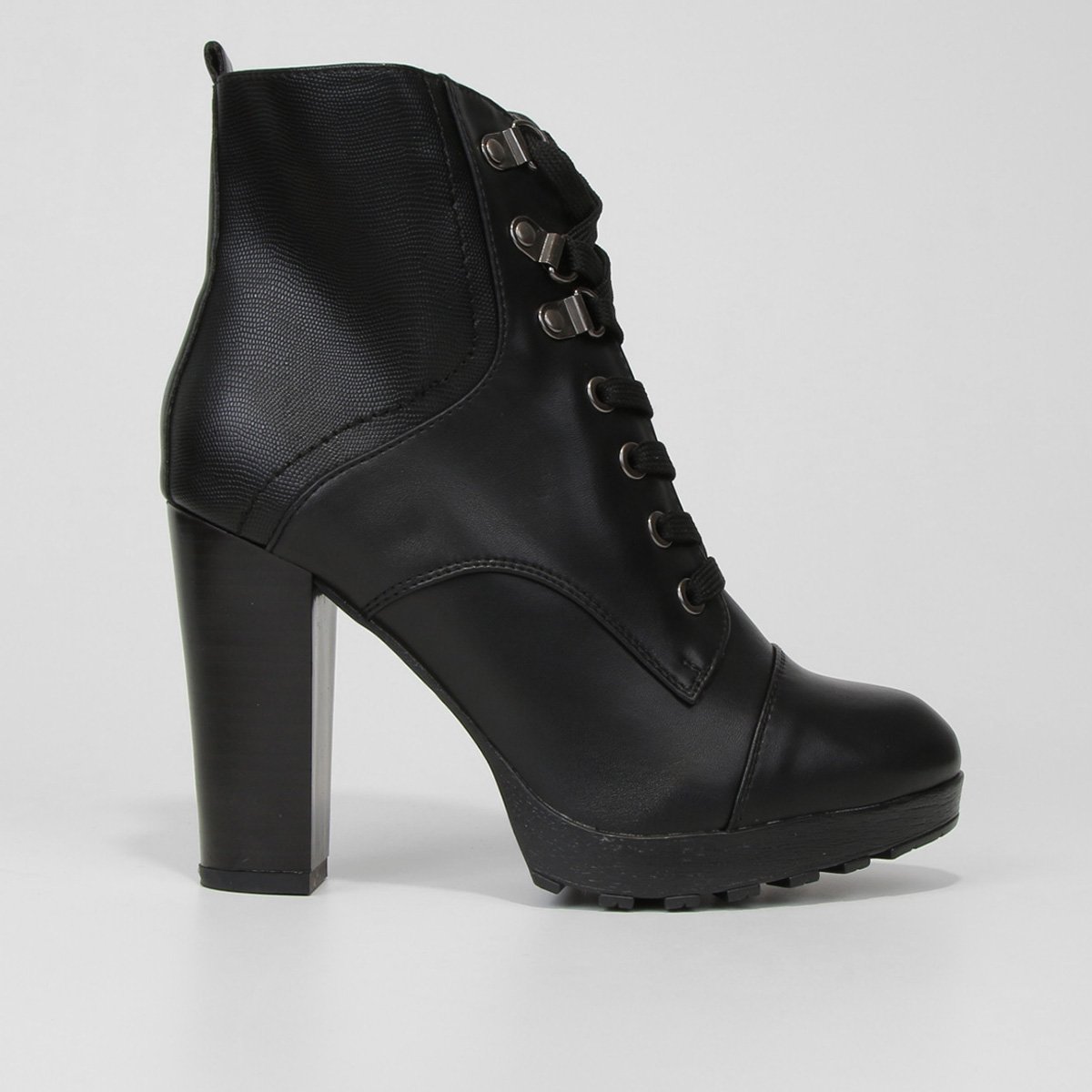 Bota Mooncity Coturno Meia Pata Tratorada Feminina Zattini