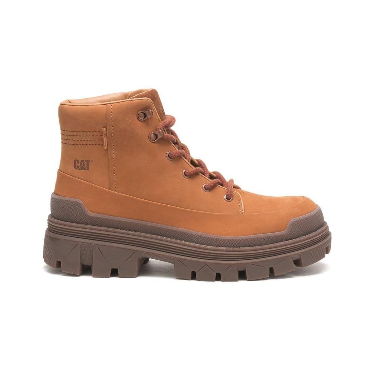 Bota Original Caterpillar Hardwear Marrom - Marrom Menor preço em Bota Original Caterpillar Hardwear Marrom - Marrom